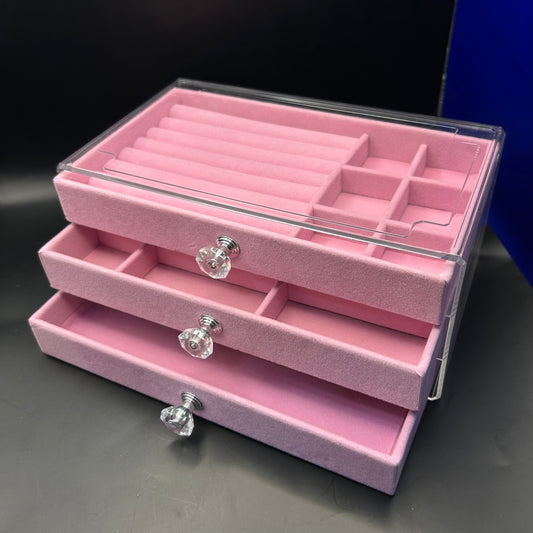 Boîte à bijoux Organisateur de bijoux en acrylique !