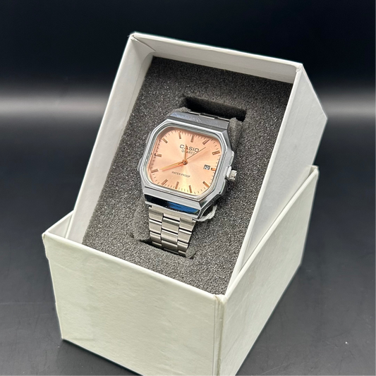 Casio Retro Rose Gold.