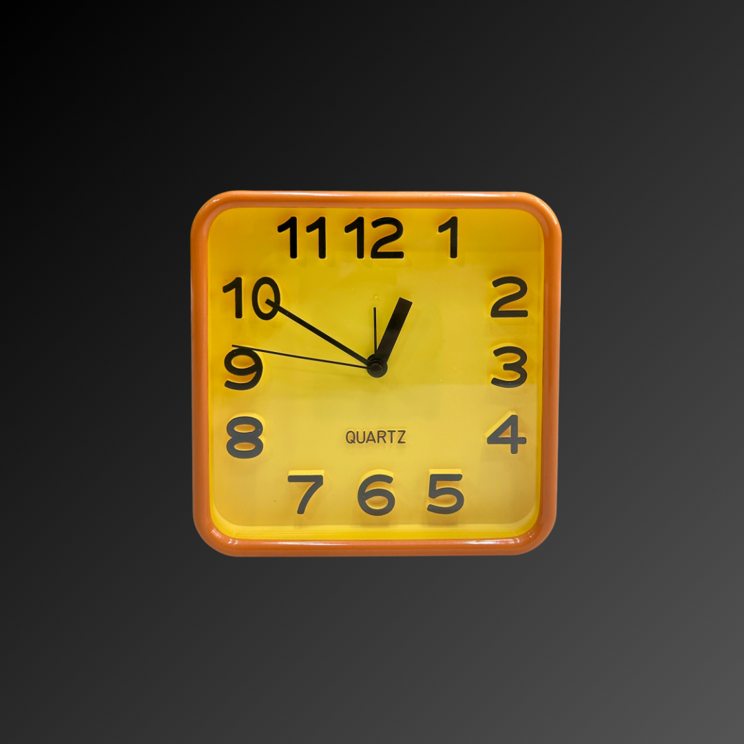 Horloge De Table Quartz Forme Carré - Réveil !