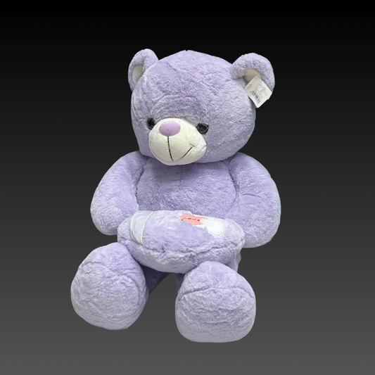 Peluche Ours Violet !