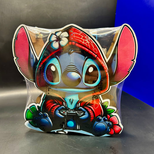 Tirelire défi d’épargne sur le thème de Stitch